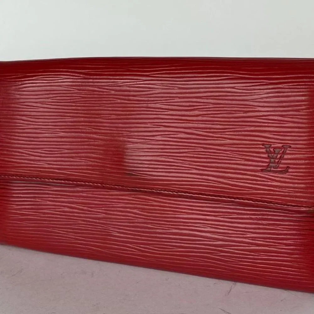 Louis Vuitton Red Epi Leather Sarah Long Wallet 7l